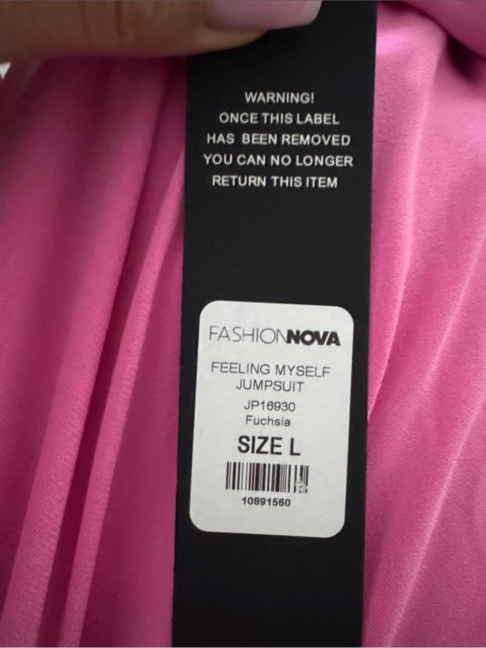 Fashion nova Cutout Pink Jumpsuit - Picture 5 of 5